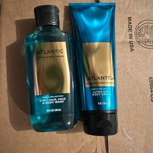 Brand new Bath & Body Works Men’s Atlantic lotion & body wash